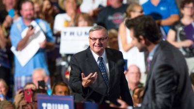 Arpaio niega que enfrente retos para su reelección pese a fallos en su contra. Foto: Getty Images.