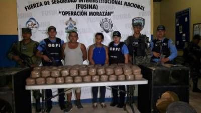A Carlos Hernández y Sandra Susana Rodríguez los capturaron la mañana de ayer con las 200 libras de marihuana.