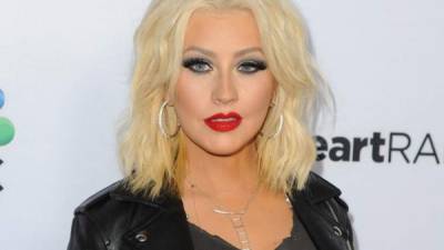 La cantante Christina Aguilera.