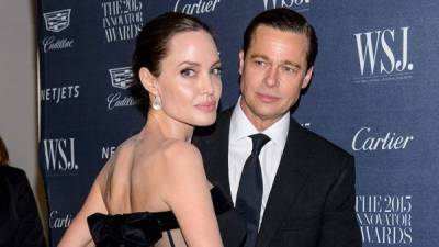 La expareja Angelina Jolie y Brad Pitt