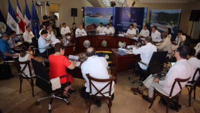 La 47 reunión del Sistema de la Integración Centroamericana (Sica) se desarrolla en Roatán.