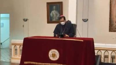 El arzpbispo de San Salvador, José Luis Escobar se pronunció en conferencia de prensa este domingo.