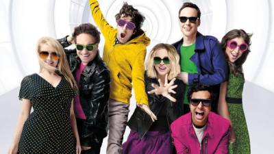 Melissa Rauch, Johnny Galecki, Simon Helberg, Kaley Cuoco, Jim Parsons, Kunal Nayyar y Sara Gilbert.