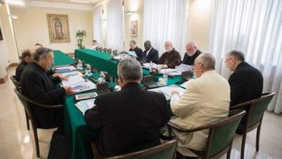 El cardenal Rodríguez es parte del C9 que se reunió este miércoles con el Papa Francisco para reformar la Curia. Foto: Vatican Media.