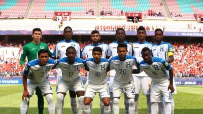 Honduras se despide de la Copa Mundial Sub-20 en Corea del Sur.