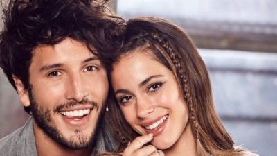 Sebastián Yatra y Tini Stoessel en una foto de archivo.