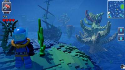 Una de las escenas de la nueva actualización de LEGO Worlds.