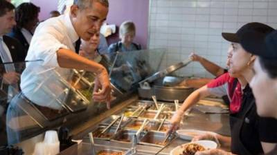 Obama ha manifestado su afición por la comida mexicana.