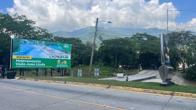 Paso al vado de la Juan Lindo de San Pedro Sula ya fue cerrado.
