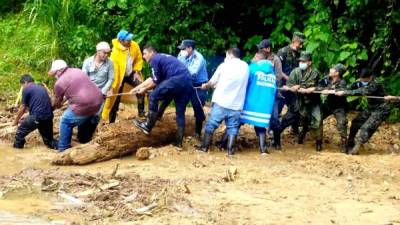 La red vial sufrió severos daños, cayeron puentes y los vados quedaron soterrados por las fuertes lluvias que dejó Eta.