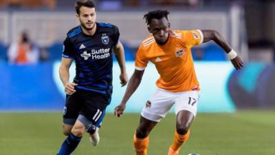 Alberth Elis fue clave en empate del Houston Dynamo.