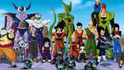 Los personajes del icónico programa 'Dragon Ball'.