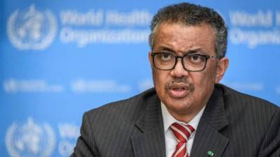 Dr. Tedros Adhanom Ghebreyesus, director general OMS . Foto: AFP/Archivo