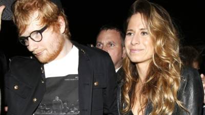 Ed Sheeran y Cherry Seaborn en una foto de archivo.