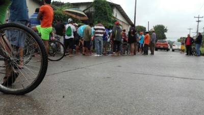 Escena del crimen en la ciudad de La Ceiba, Atlántida.