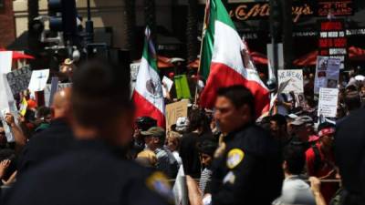 Las númerosas protestas contra las políticas de Trump en Estados Unidos, se extienden también a México.