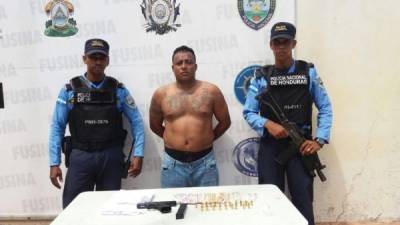 Milton Josué Escobar Solís (37) fue detenido en la colonia San Jorge de El Progreso, Yoro, zona norte de Honduras.