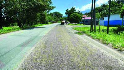 <b>En las próximas semanas se estaría concluyendo el bacheo de la CA-13.</b>