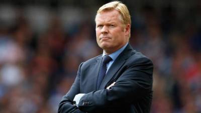 El entrenador del Barcelona, Ronald Koeman. EFE/EPA/SERGEY DOLZHENKO/Archivo