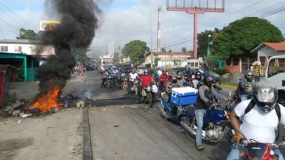 El tráfico se reanudó entre El Progreso y La Lima.