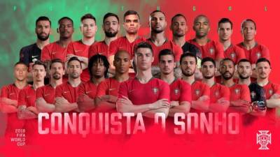 Portugal dio su lista para el Mundial, que lidera Cristiano Ronaldo y en la que no está André Gomes. Foto Twitter Portugal