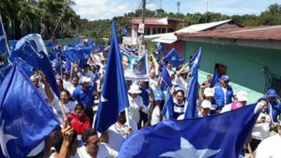 Los nacionalistas salieron a las calles.