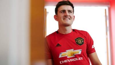 Harry Maguire firmó por seis temporadas con el Manchester United.