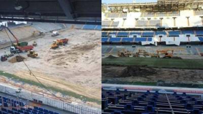 El interior del estadio Santiago Bernabéu, casa del Real Madrid, presenta durante estos días un aspecto muy diferente. El cuadro blanca no volverá a usar el recinto deportivo por un buen tiempo.