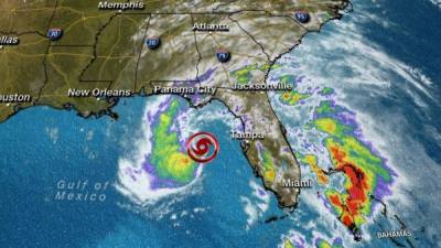 La tormenta Alberto impactaría esta tarde o noche en la Florida. /Foto: CNN.