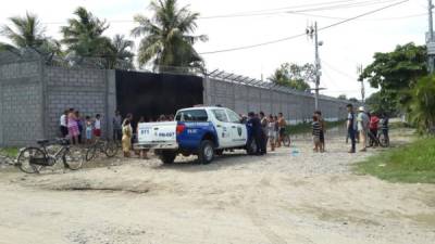 Los asaltantes le asesinaron frente al portón del Centro Penal de El Progreso.