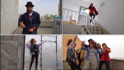 El video muestra a varios jóvenes bailando en Teherán al ritmo del éxito de Pharell Williams.