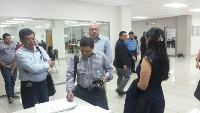 Audiencia sobre caso IHSS regional San Pedro Sula.