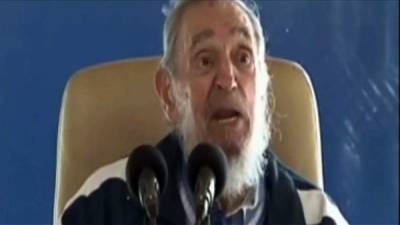 El expresidente de Cuba Fidel Castro.