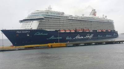 El 90% de los turistas que trajo el Mein Schiff 4 son alemanes, el resto de Austria y Latinoamérica.