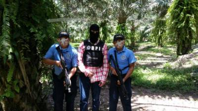 El periodista Víctor Pineda fue rescatado en una zona montañosa de La Masica, Atlántida.