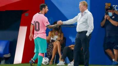 Ronald Koeman señaló que Messi es el mejor del mundo.