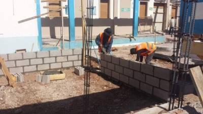 ACCIONES. Esfuerzos locales han sido fundamentales para la ejecución de obras en el Hospital del Sur.