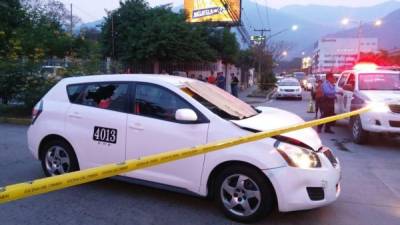 El taxista Henry Enamorado fue asesinado en la colonia Universidad, en la intercepción de los bulevares Roberto Micheletti y Los Laureles.