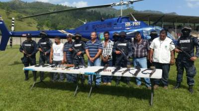 Los seis capturados en Jocón, Yoro, fueron enviados al penal ayer en la madrugada.