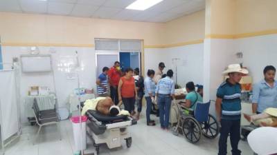 Los personas con heridas de gravedad fueron trasladadas al hospital Mario Catarino Rivas de San Pedro Sula.