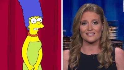 'Le enseño a mis hijos a no insultar, Jenna', dice el personaje de Marge Simpson en respuesta a Jenna Ellis, asesora legal de la campaña de Donald Trump.
