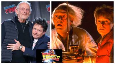 Christopher Lloyd y Michael J. Fox se reencontraron 37 años después.
