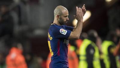 Javier Mascherano le dice adiós al club culé.