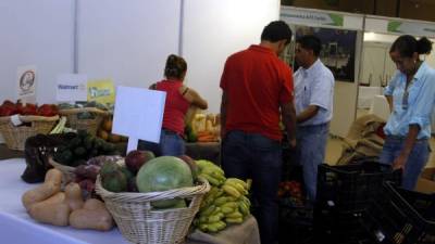Los productores de frutas y vegetales se instalaron desde ayer en Expocentro.