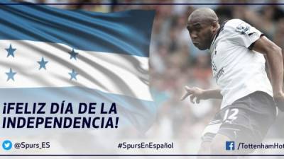 El mensaje del Tottenham recordando a Wilson Palacios en el 196 aniversario de Independencia de Honduras.