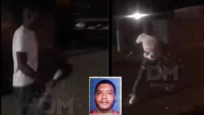 Video: Hombre amenaza con machete a policías, ese mismo día apareció muerto