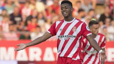 'Choco' Lozano no ha podido marcar en lo que va de la campaña con el Girona. FOTO MUNDO DEPORTIVO.