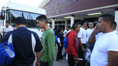 Los deportados hondureños llegan casi todos los días a San Pedro Sula.
