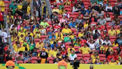 Los aficionados de Brasil esperan que su selección logre el título de la Copa América.