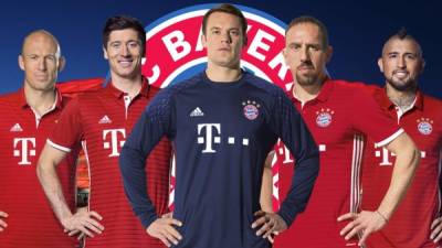 El Bayern cuenta en sus filas con grandes estrellas del fútbol.